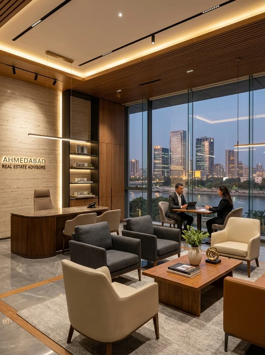 Modern luxury interior representing Haarvi Vantage's premium advisory approach